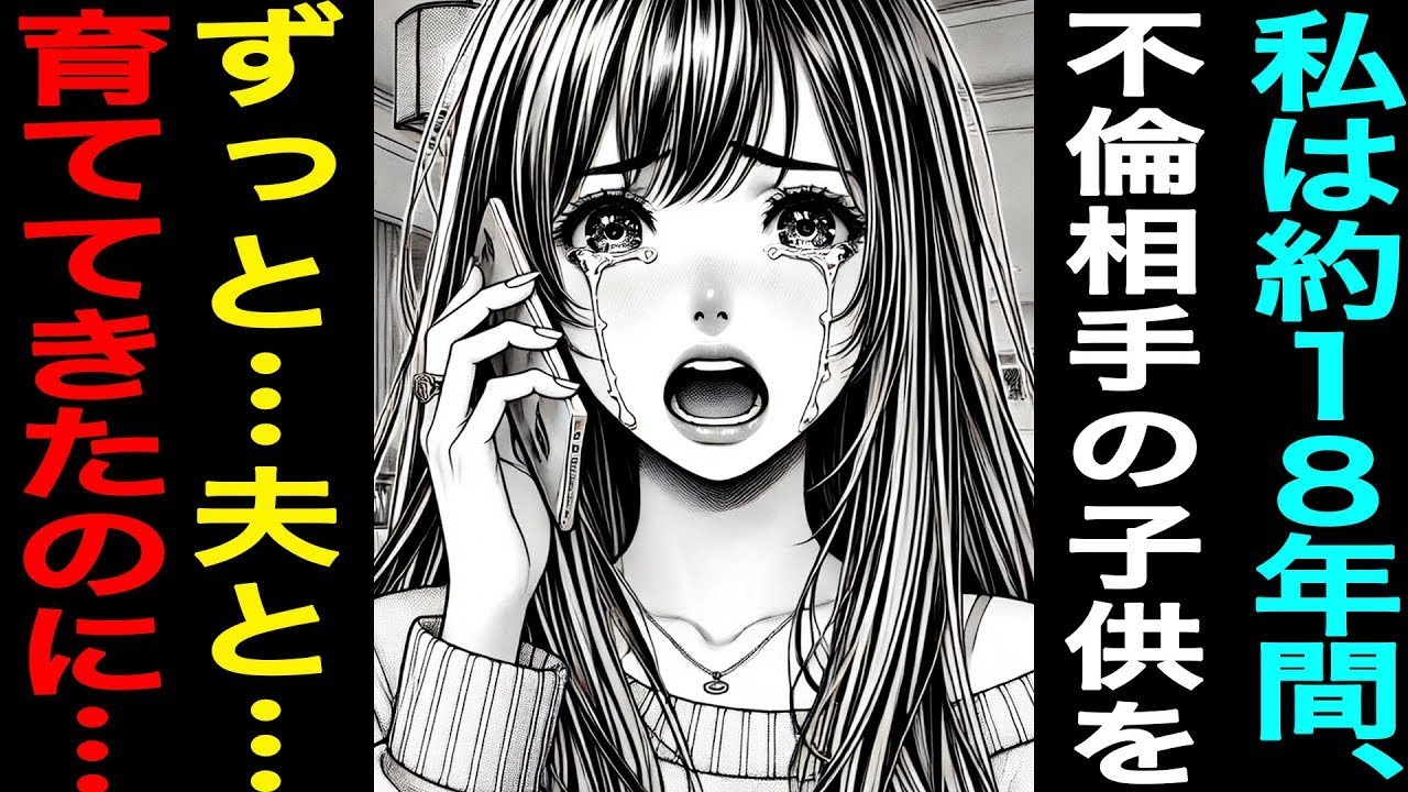【漫画】【もうやめて…バラさないで…】私は約18年間、不倫相手の子供を…ずっと…夫と…育ててきたのに…こんなことになるなんて……（修羅場）
