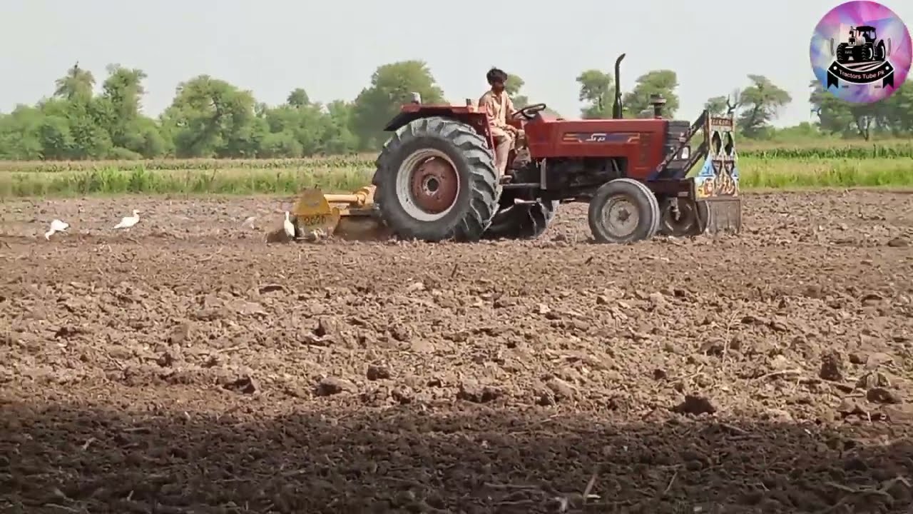 NH Dabung 85 tractor performance on 54 cutter rotavator | tractors tube pk