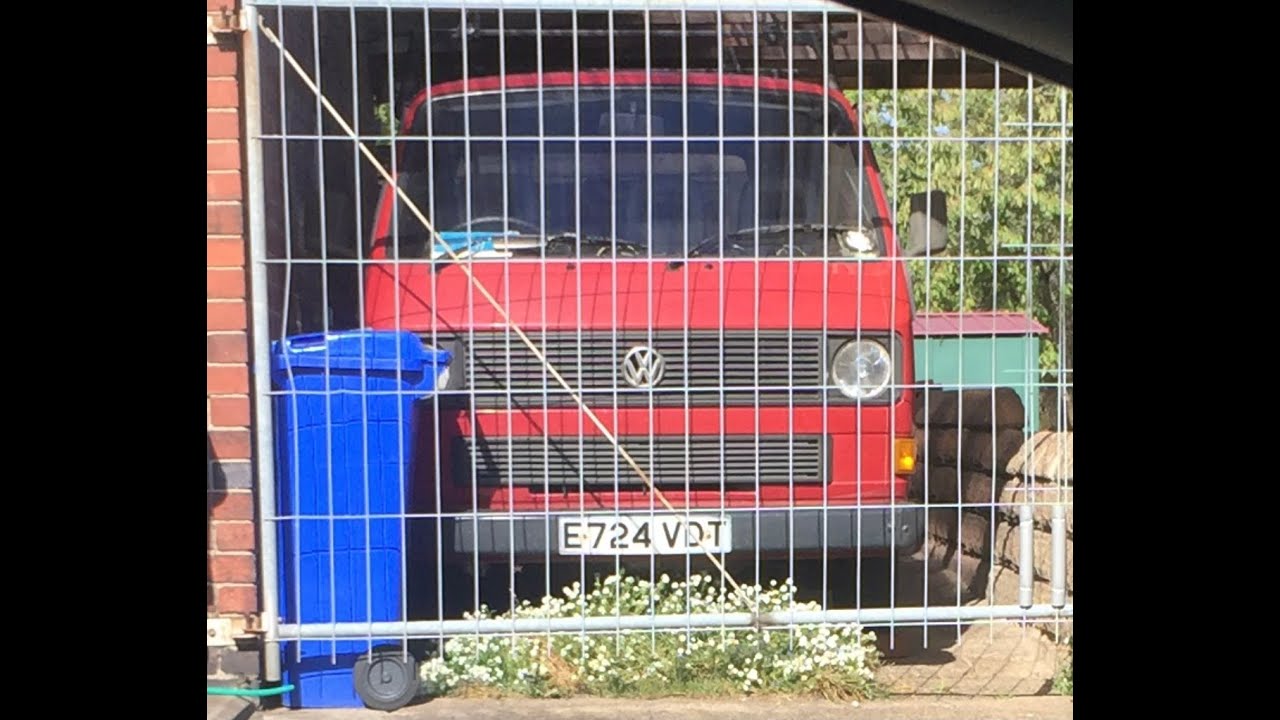 VOLKSWAGEN T25 UK BARN FIND PANEL VAN SURVIVOR