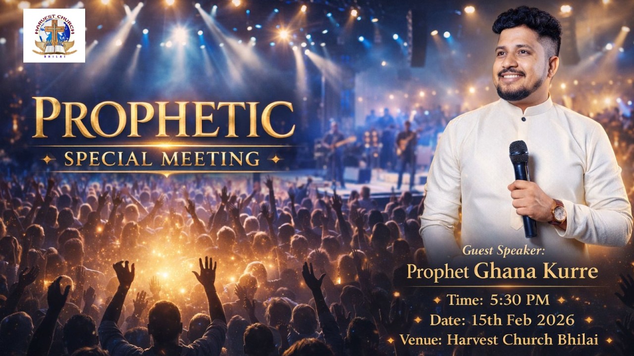 Special Service  || 15 Feb 2026 || @prophetghanakurre   Ghana Kurre  ||  Harvest Church Bhilai