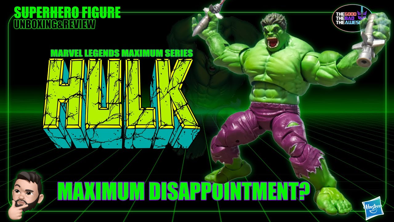 Marvel Legends Maximum Series Hulk Action Figure Review - Maximum Disappointment?