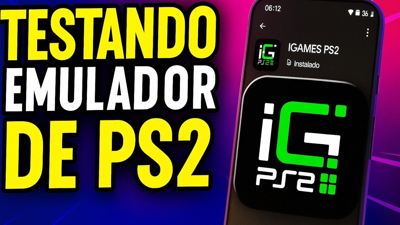 🔥 TESTANDO NOVO EMULADOR PS2 NO MOTO G34! IGAMES PS2 + Desempenho Completo