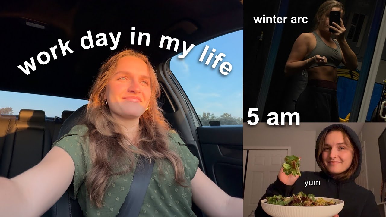 a very real 5 am work day in my life