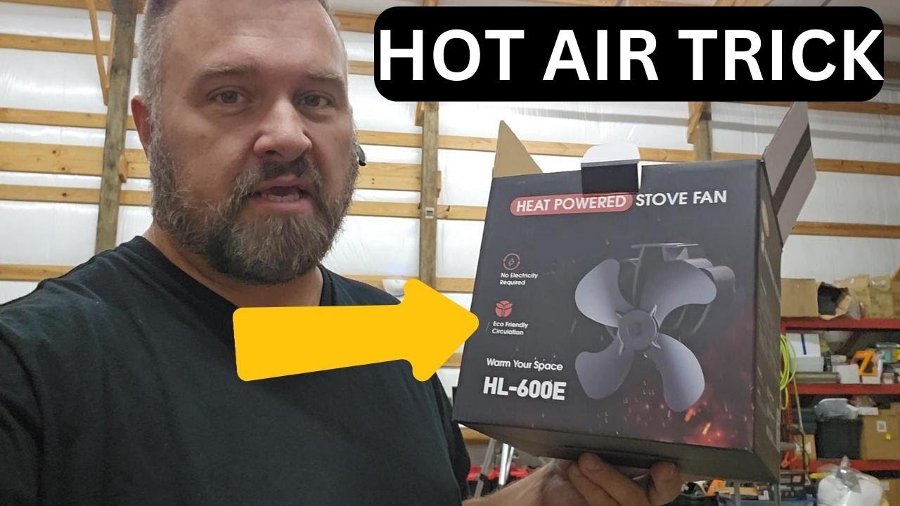 Heat Powered Stove Fan - Your Silent Heat Circulation Solution #homestead #offgrid #heatingelements