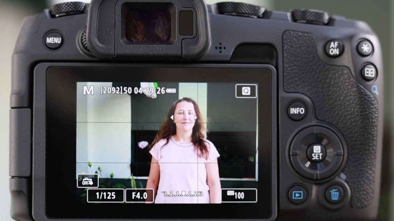 Demo canon RP eye autofocus system