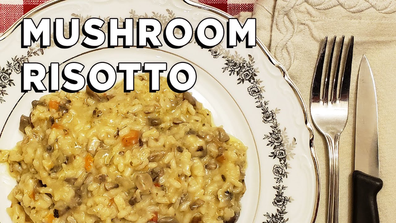 Delicious Mushroom Risotto, with Special Tips - The Best!!