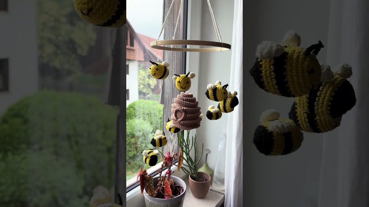🐝 Handmade bee mobile