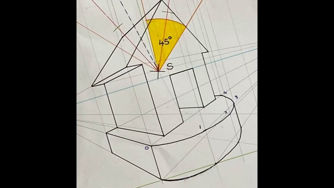 Drawing Curves on a Perspective Drawing