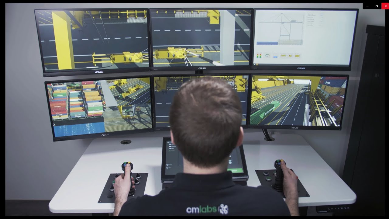 Remote Operating Station (ROS) Simulator from CM Labs