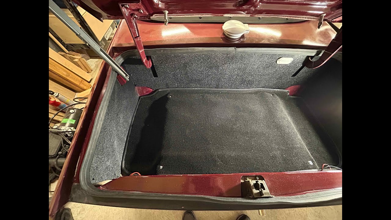 1969 Triumph TR6 Trunk Re-Upholstery