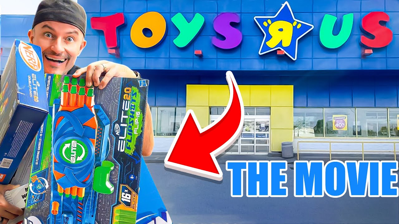 Бластеры NERF в магазине игрушек TOYS R US — ФИЛЬМ