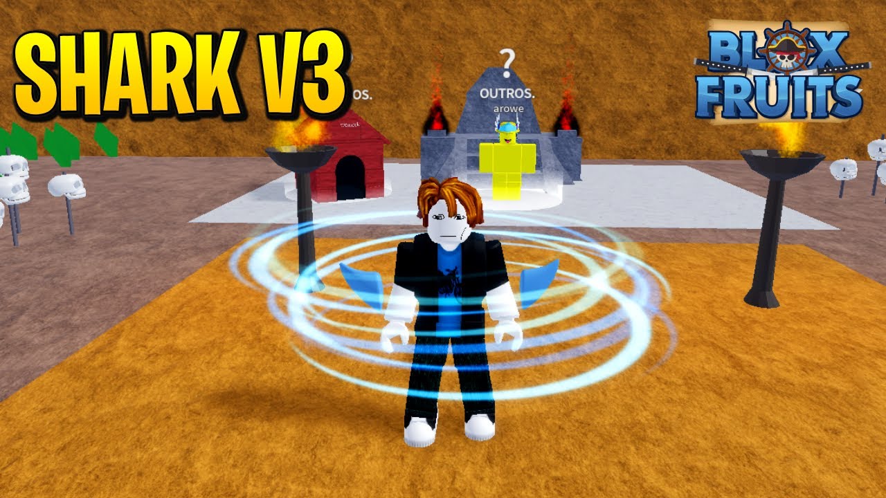 Como Pegar a Ra&ccedil;a Shark V3 no Blox Fruits 2024!