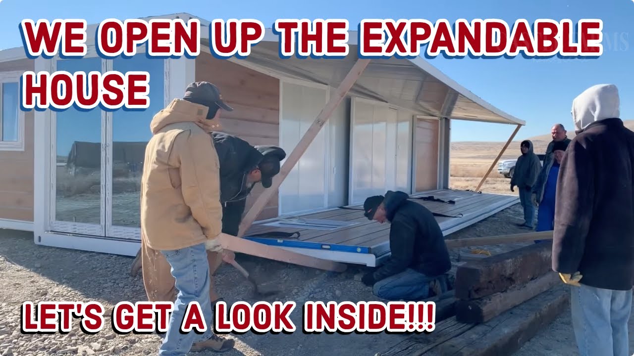 HOMESTEADERS OPEN EXPANDABLE HOUSE FROM CHINA - Castle Farms Homestead