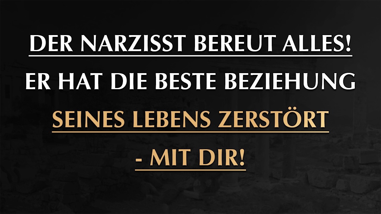 Der Narzisst realisiert den Schaden an der bedeutendsten Beziehung | Narzissmus