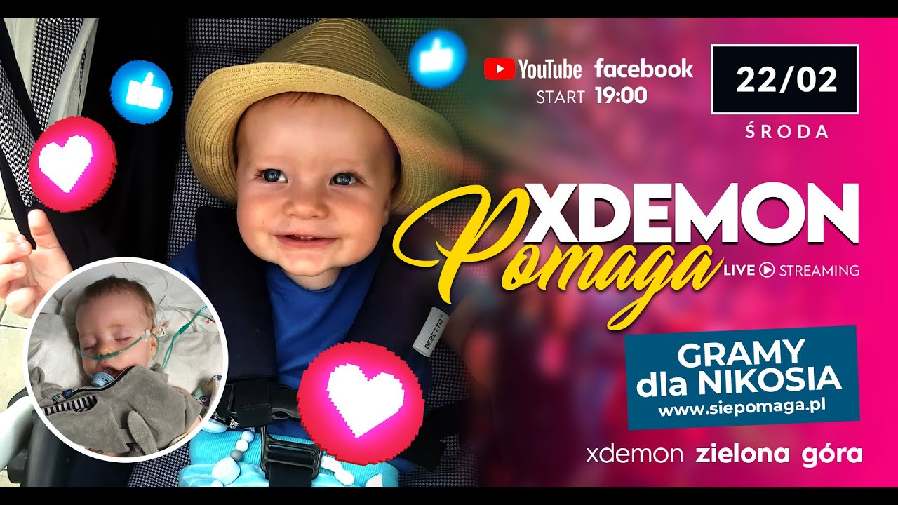 X-Demon Pomaga // Gramy dla Nikosia // Transmisja LIVE