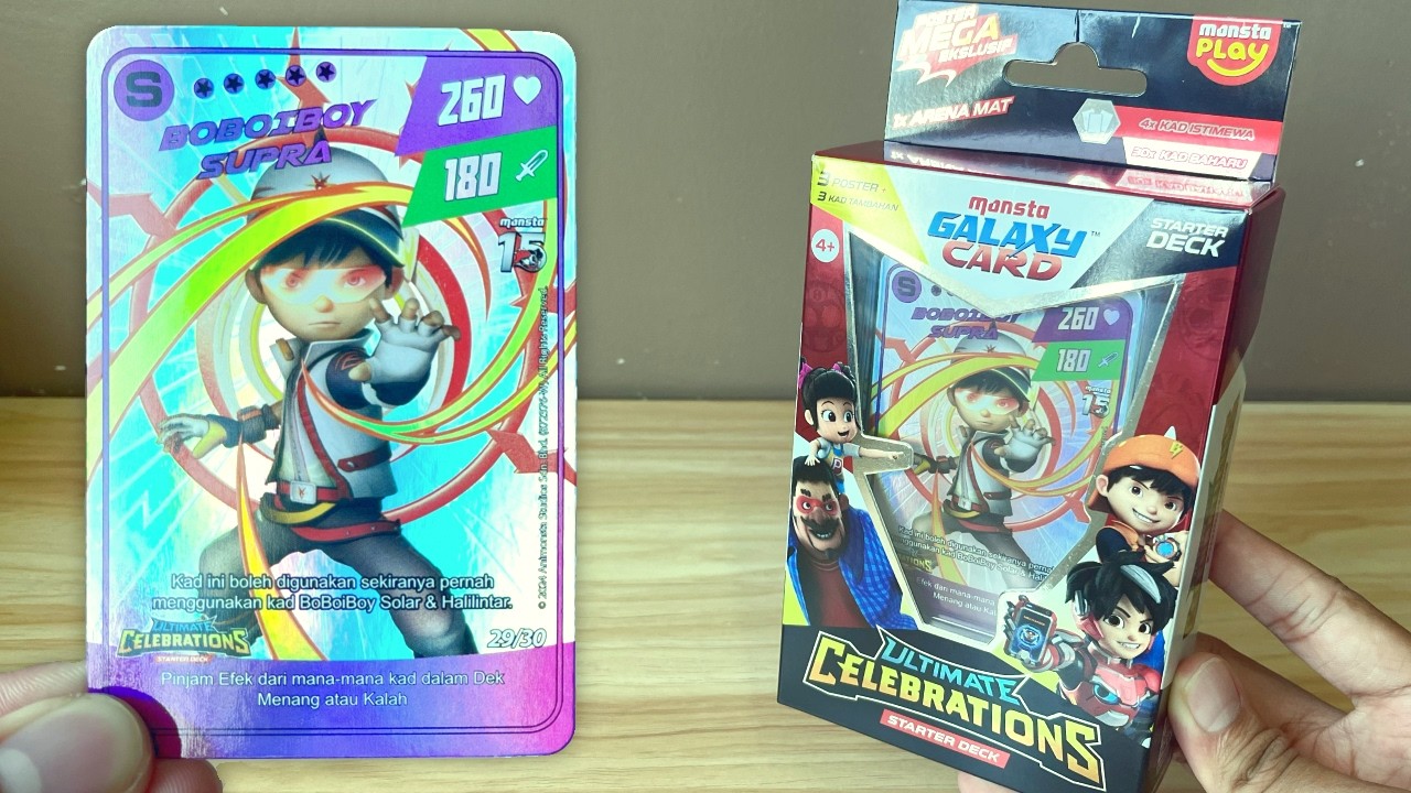 Unboxing Ultimate Celebrations Starter Deck! | Monsta Galaxy Card