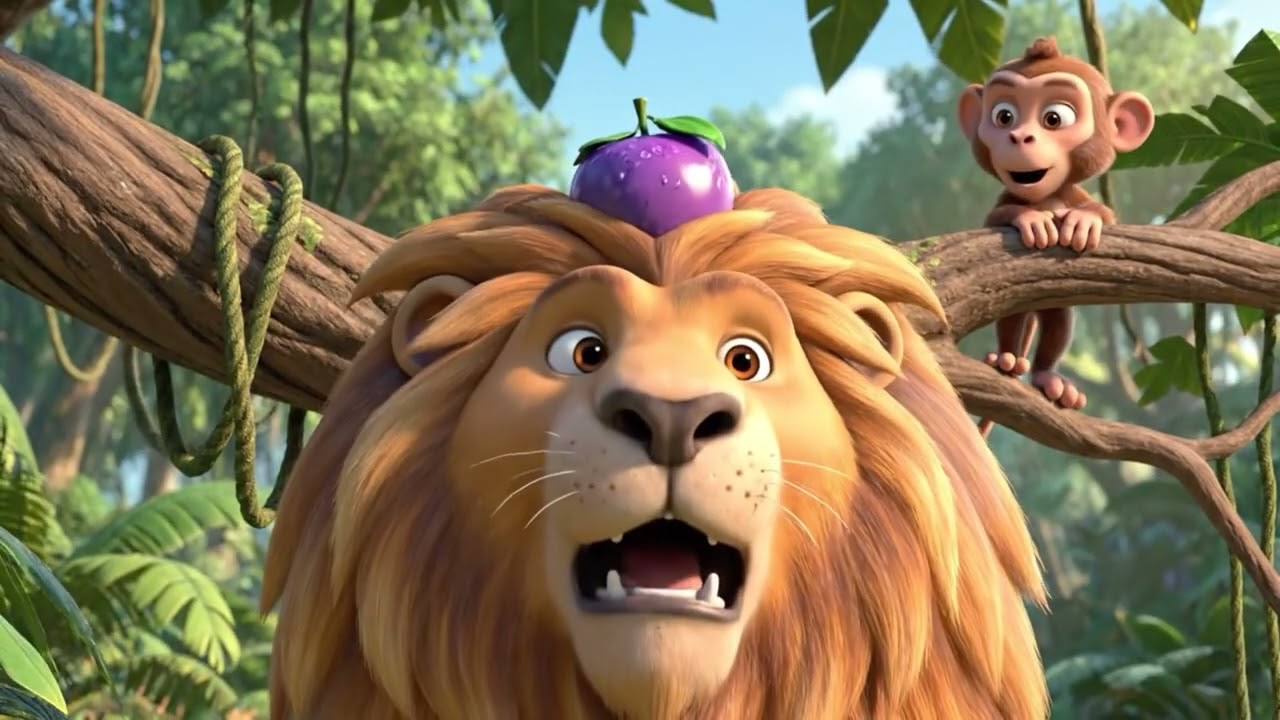The story of the monkey and the lion