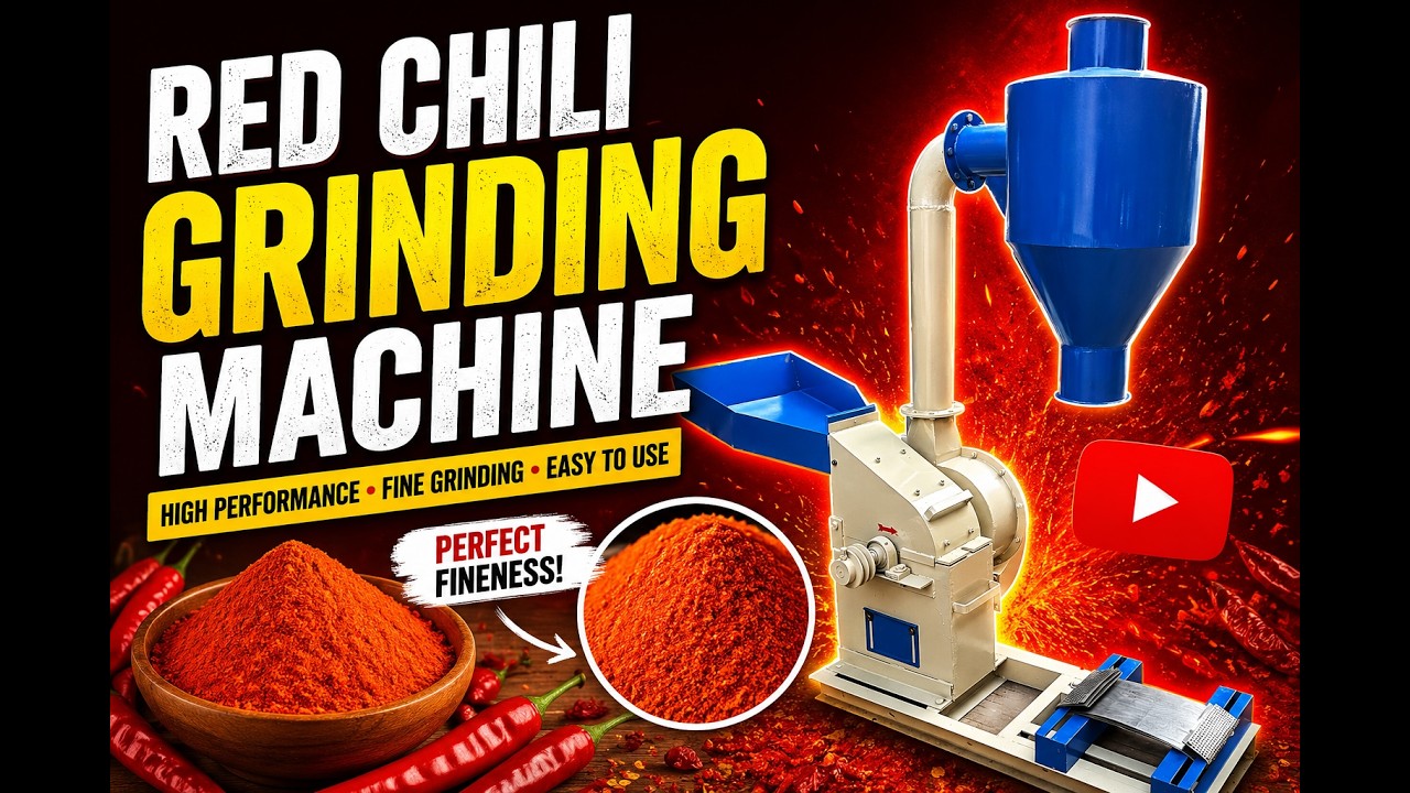best red chilli grinding powder machine per hour 100kg to 500kg, Blower/Cyclone type