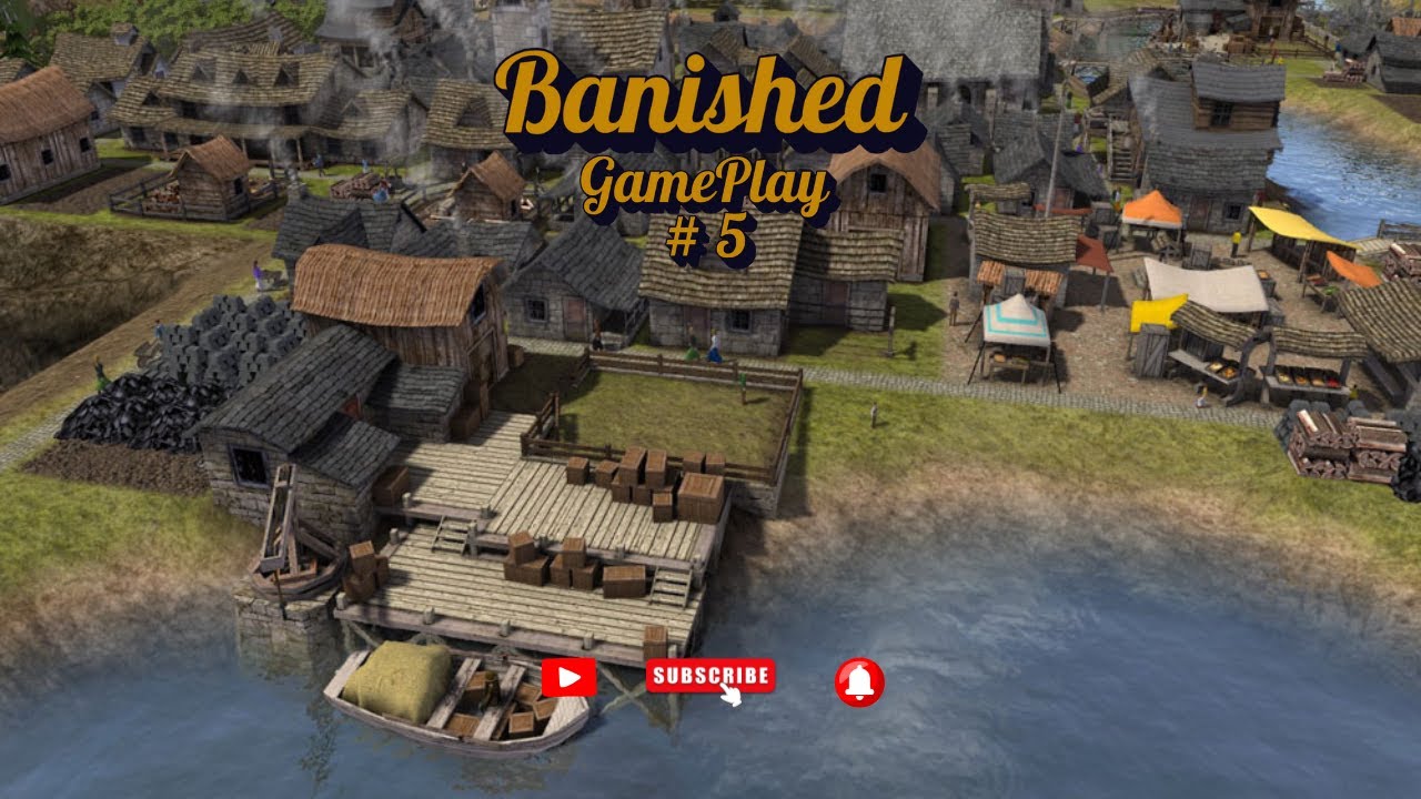 Banished | Part 5 – Expanding Horizons: Trade, Mining & New Settlements! (No Commentary)