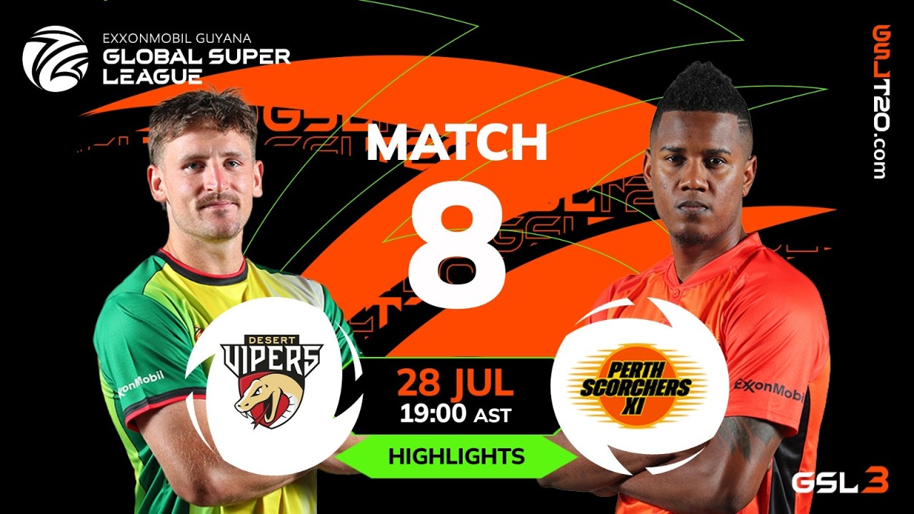 Match Highlights | Perth Scorchers XI vs Desert Vipers | GSL 2026