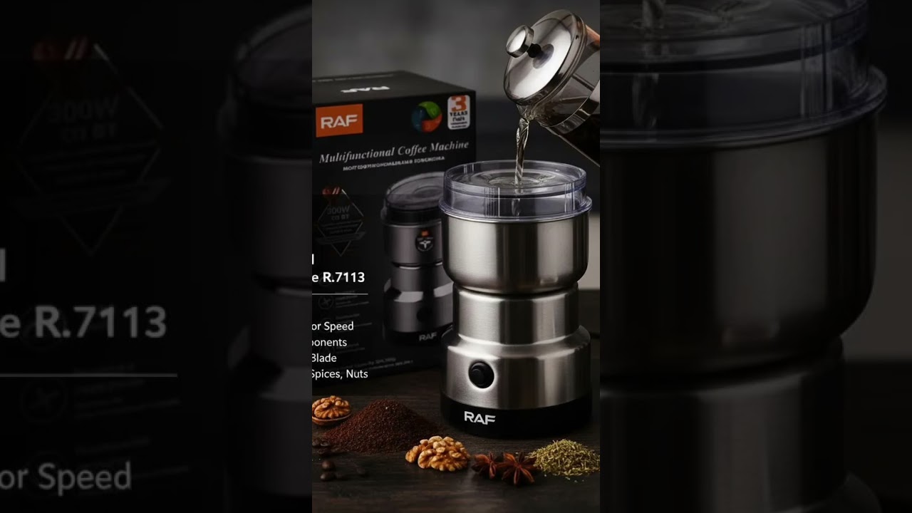 RAF Multifunctional Electric High-Speed Coffee & Spice Grinder
