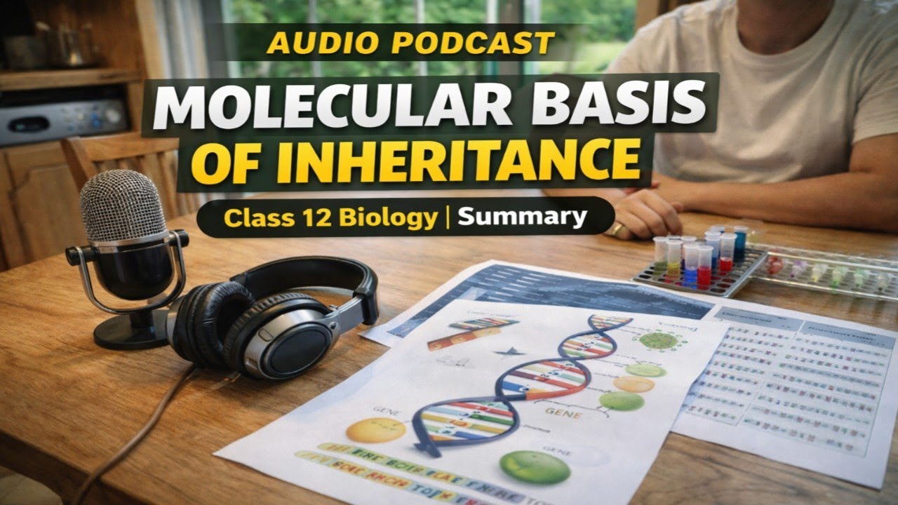 Molecular basis of inheritance audio summary #biology #podcast #audiosummary @jobanjitofficial 