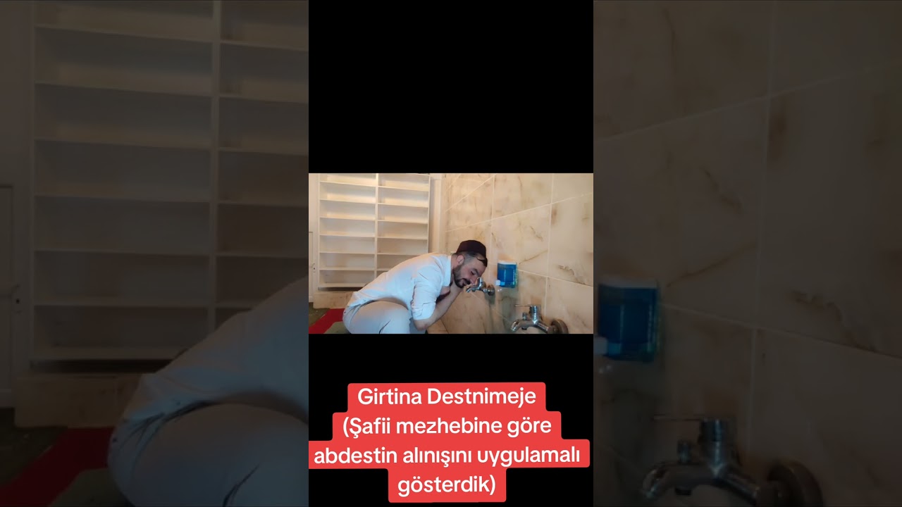 Şafii Mezhebine Göre Abdest Nasıl Alınır? Uygulamalı Gösterdik