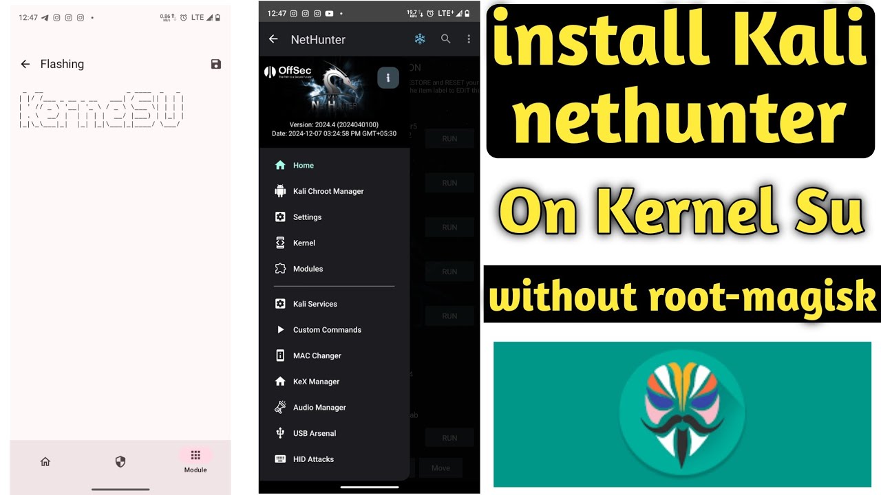 Install Kali NetHunter on KernelSU | No Root, No TWRP! (Full Guide)