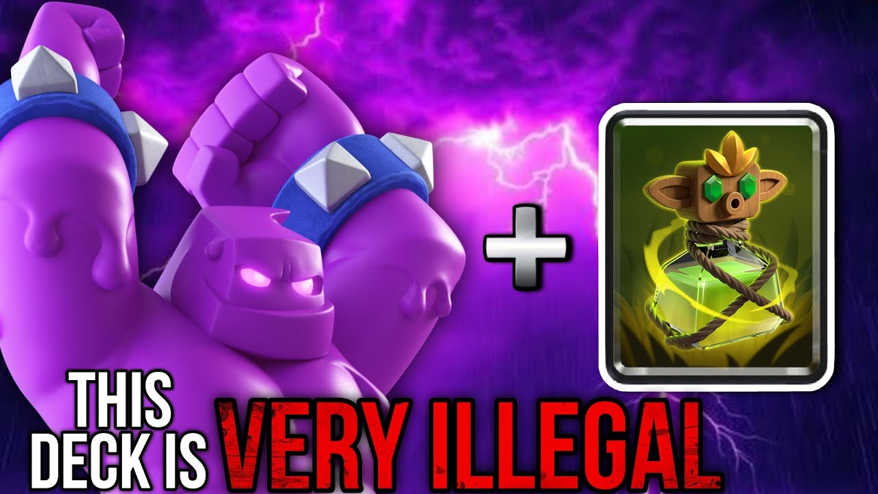 ELIXR GOLEM CLASH ROYALE PUSH