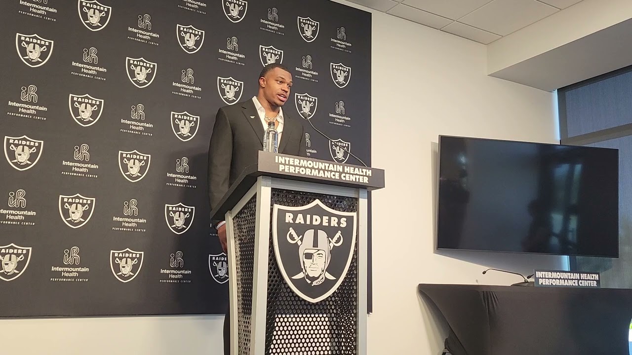 Las Vegas Raiders Tyree Wilson Entire Press Conference