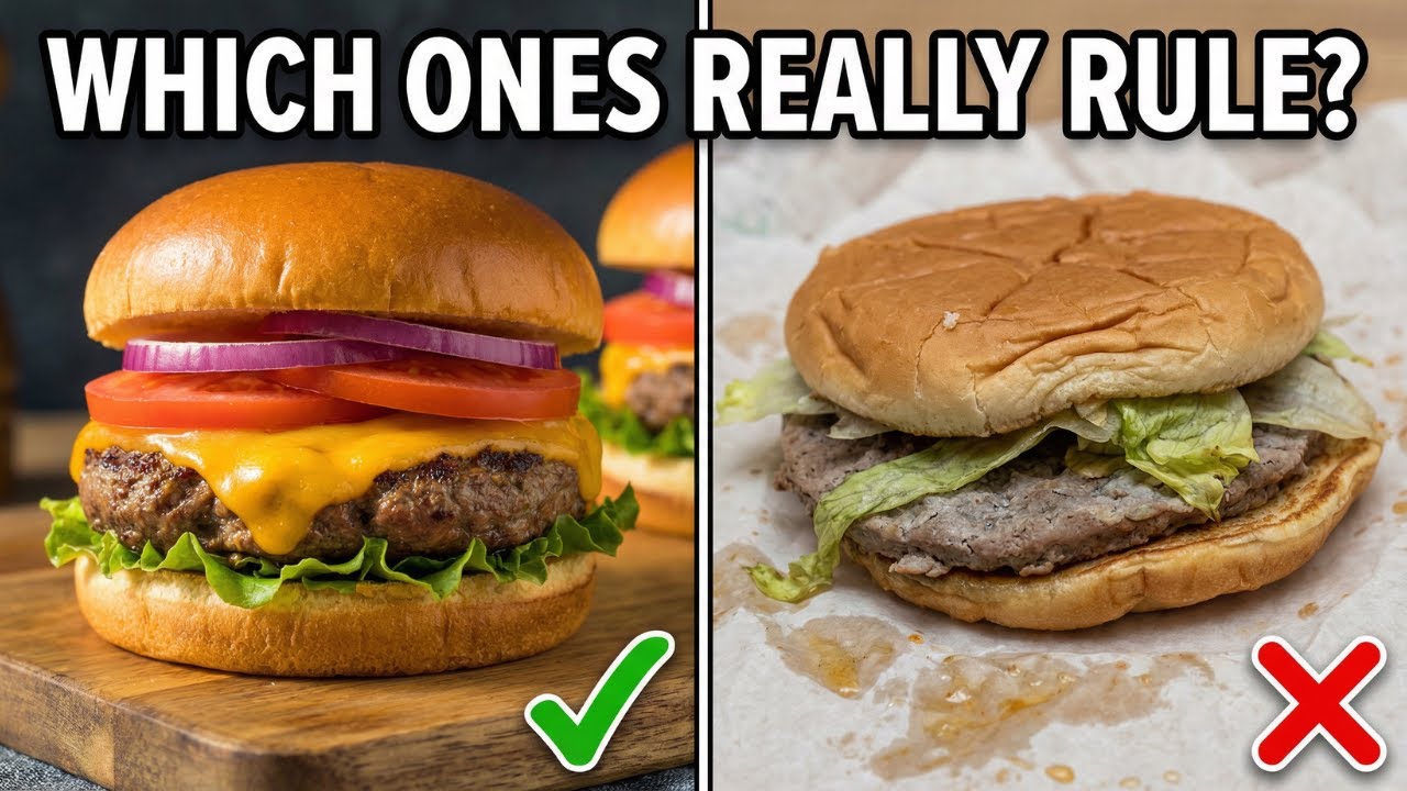 Sorry McDonalds The 10 Worst Fast Food Burgers & The 10 Best