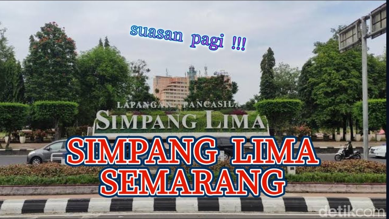 Simpang Lima Semarang Pusat keramaian tempat berkumpul