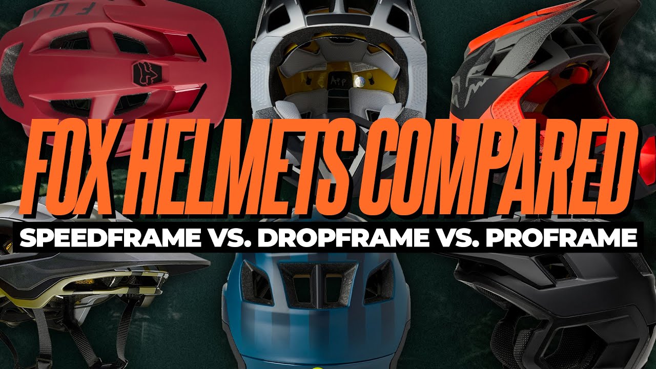 Сравнение шлемов Fox MTB | Speedframe MIPS, Speedframe Pro, Dropframe Pro и Proframe