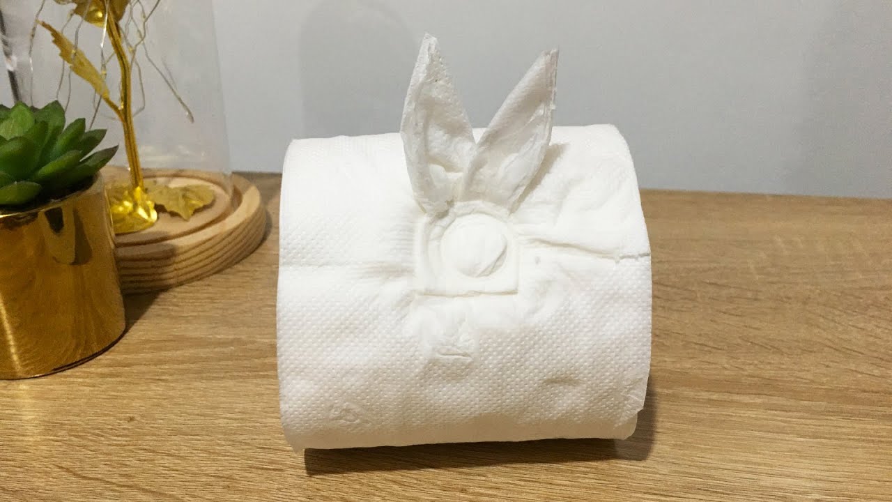 🐰🧻 How To Make Bunny on Toilet Paper Roll