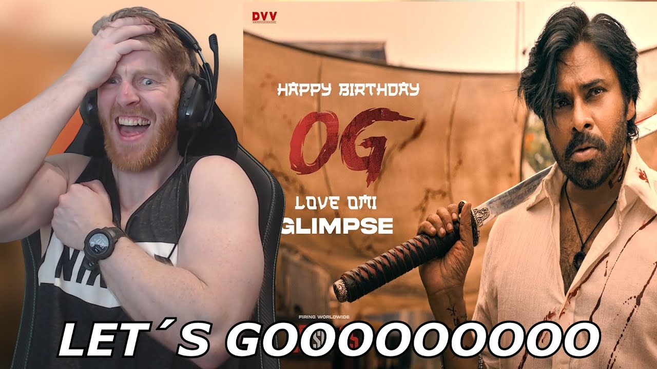 HBD OG - LOVE OMI - Glimpse | Pawan Kalyan | Emraan | Sujeeth | Thaman S &bull; Reaction By Foreigner