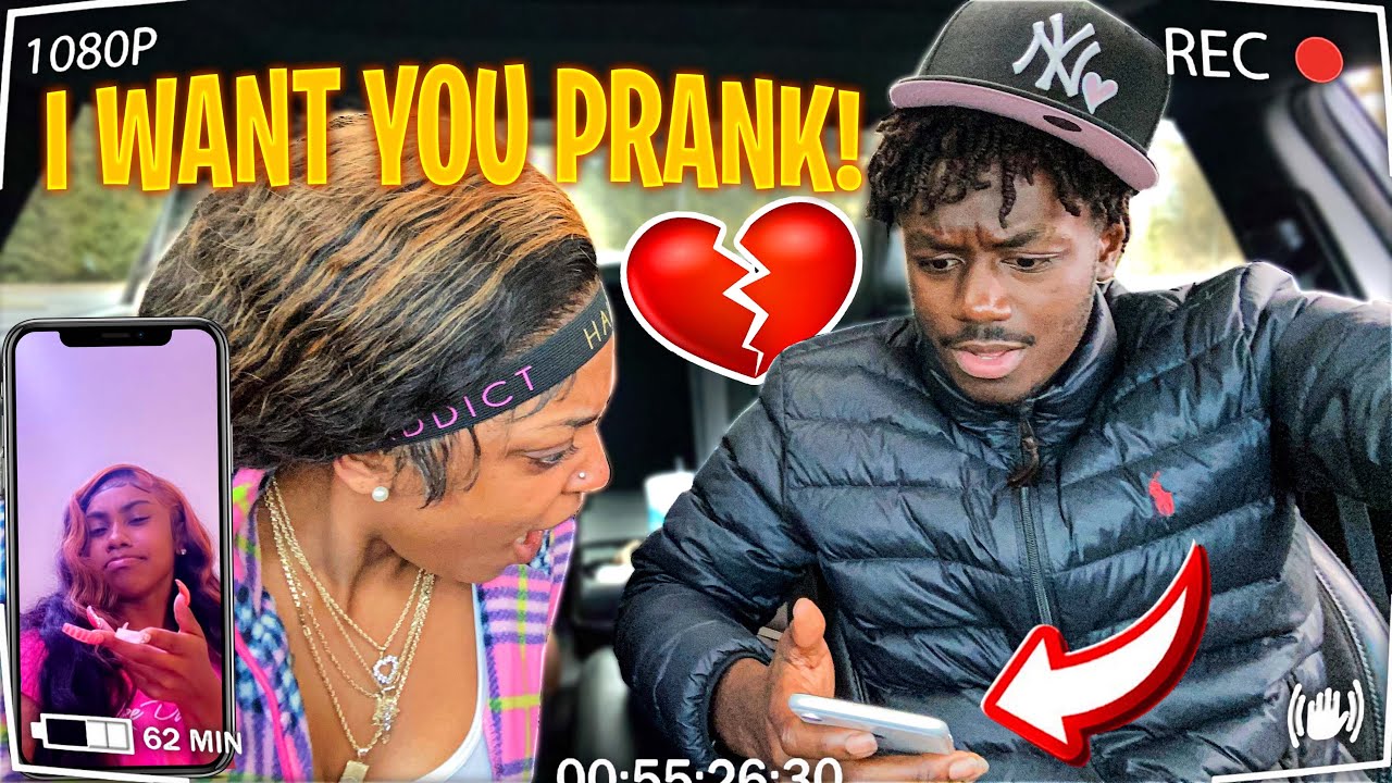 TEXTING “I WANT YOU” PRANK ON MARIAH!!! 😍