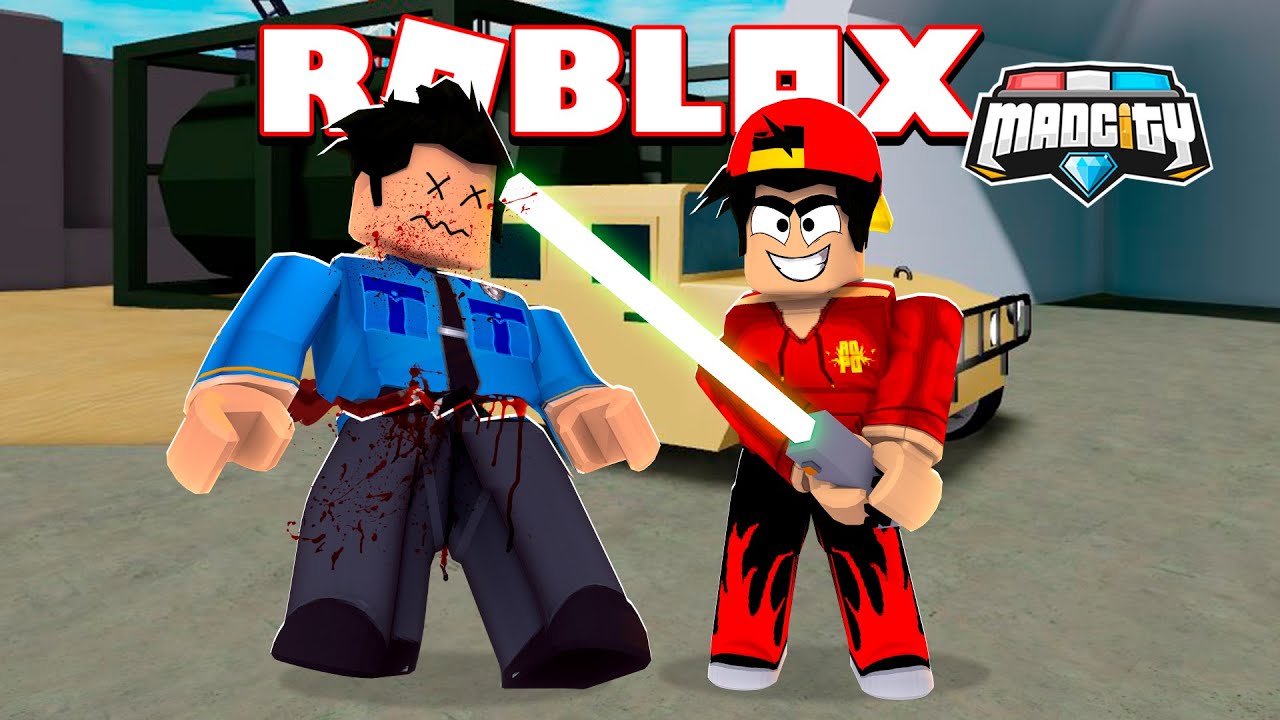 ROBLOX - MAD CITY LIGHT-SABER UPDATE!!!