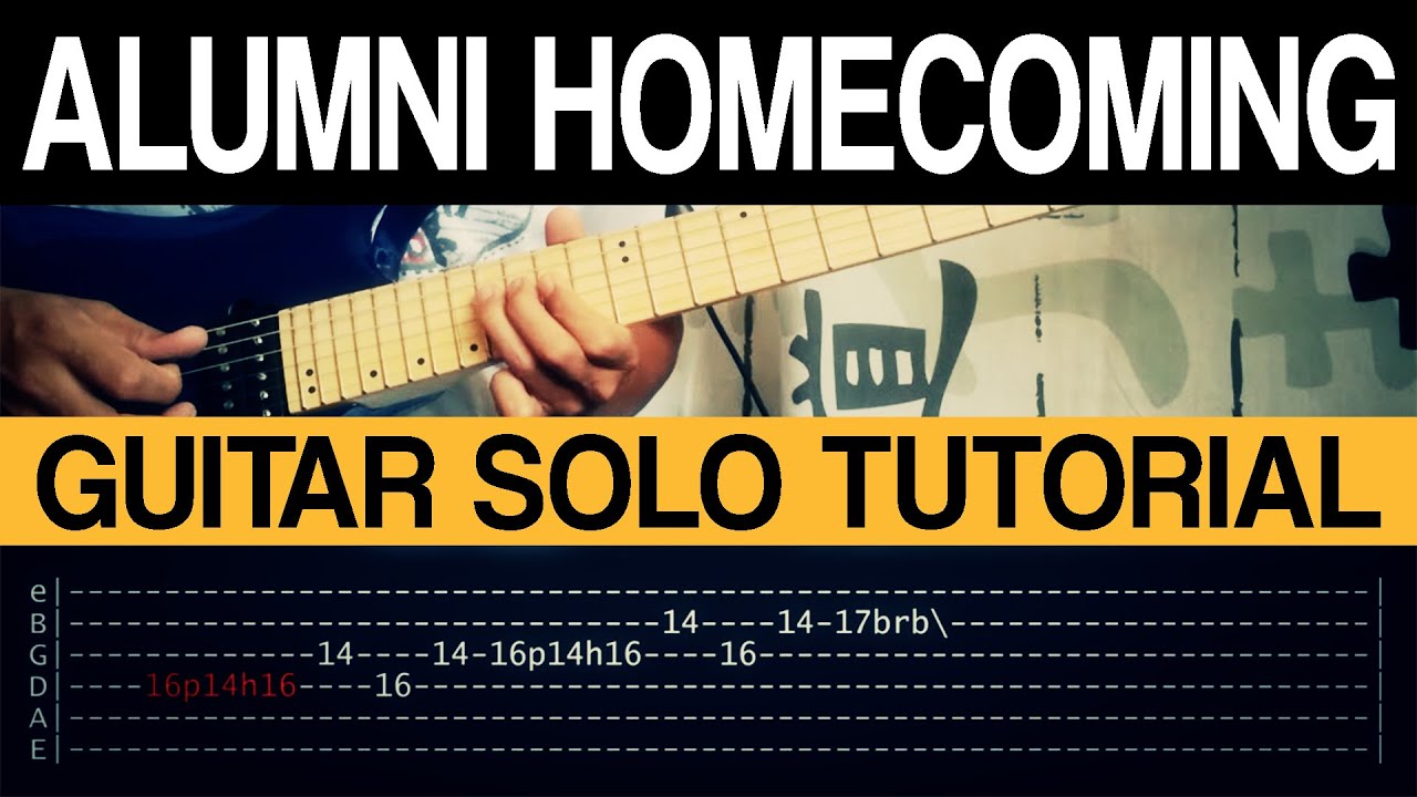 Alumni Homecoming - Parokya Ni Edgar Guitar Solo Tutorial (WITH TAB)