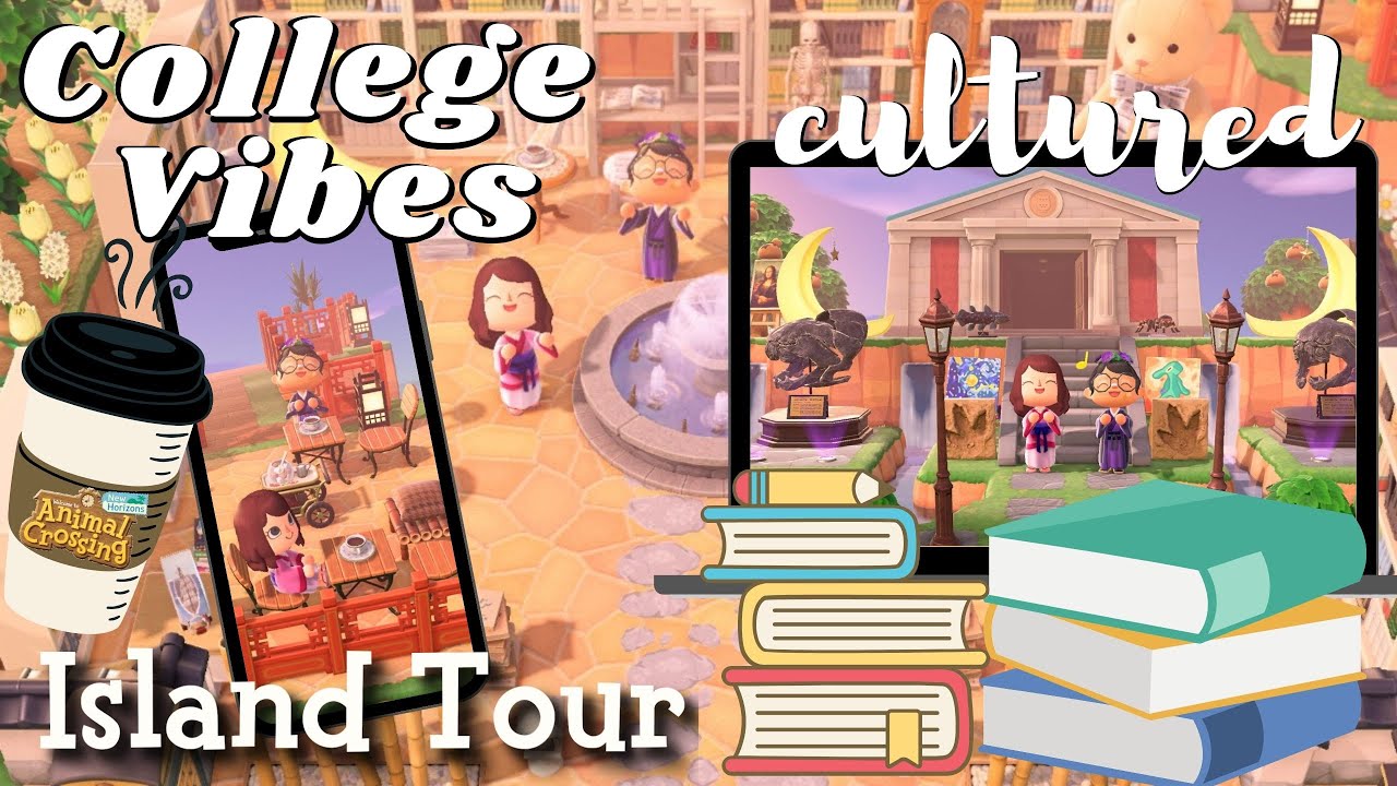 ARTISTIC Asian-Western Town w/ Many Lounges/Cafes - Animal Crossing New Horizons Island Tour