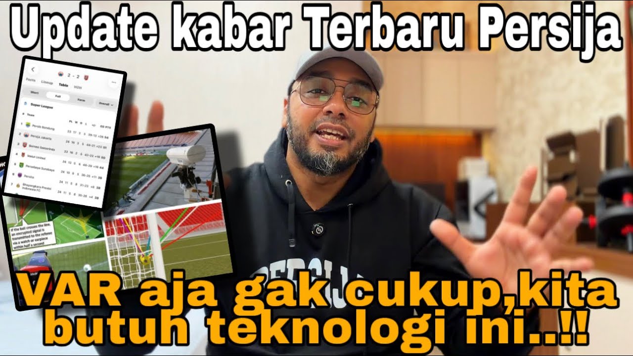 Teknologi gagalkan kemenangan persija..Alano lima kuning lagi,Aladin Cidera Panjang..?Berita persija