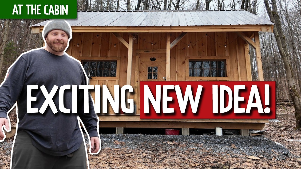 How do we stay warm at the OFF GRID CABIN?