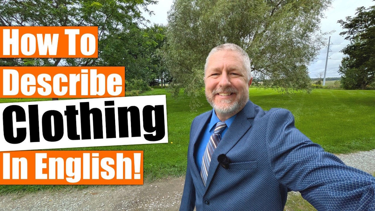 How to Talk About Clothes & How People Dress in English! 👕👔🧥
