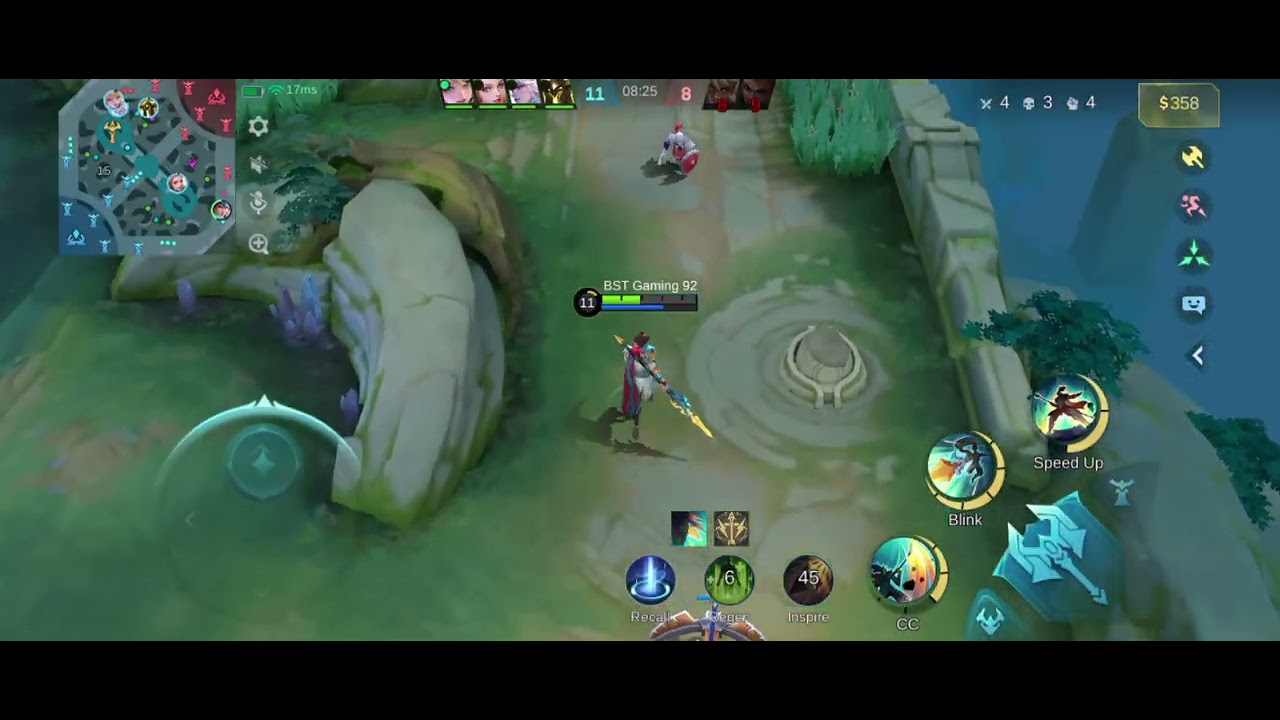 Cara WAR Zilong kontes Lord vs Hero Hero tebel 
