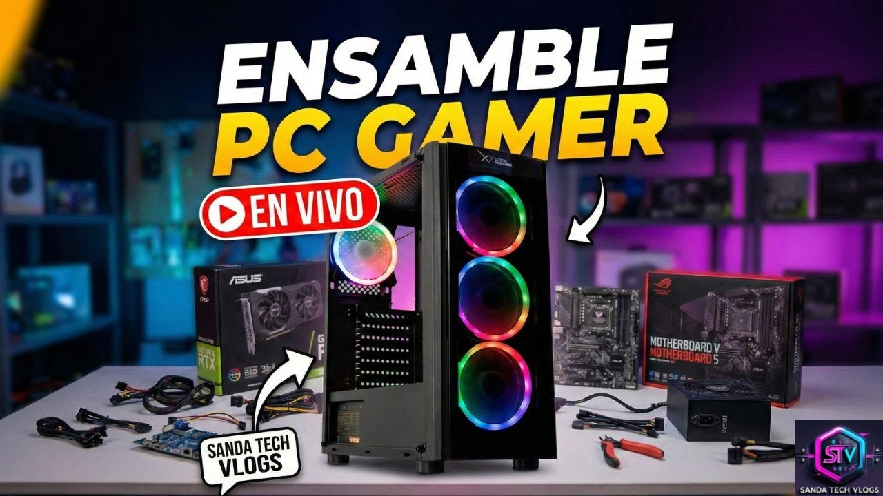 🛠️ Cómo Armar una PC Gamer Paso a Paso (2026) | Tutorial en Vivo sin Cortes