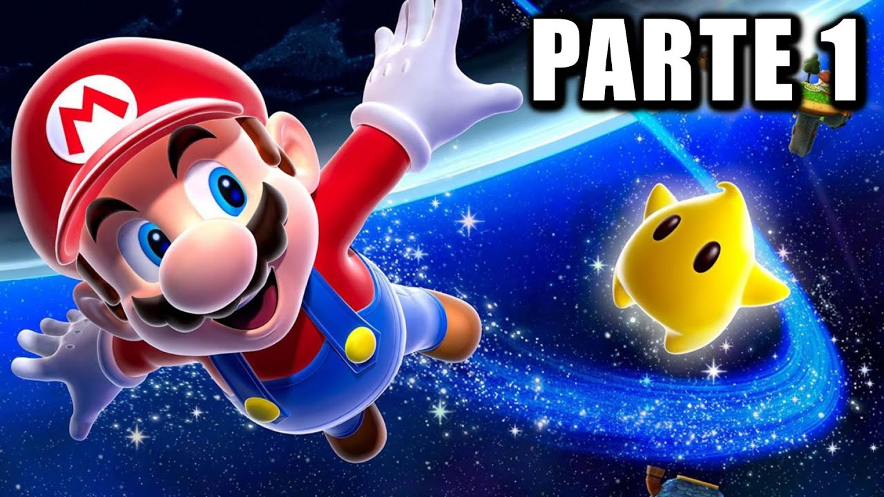 Jugando a SUPER MARIO GALAXY de la Nintendo Wii 😀 PARTE 1 Gameplay Español