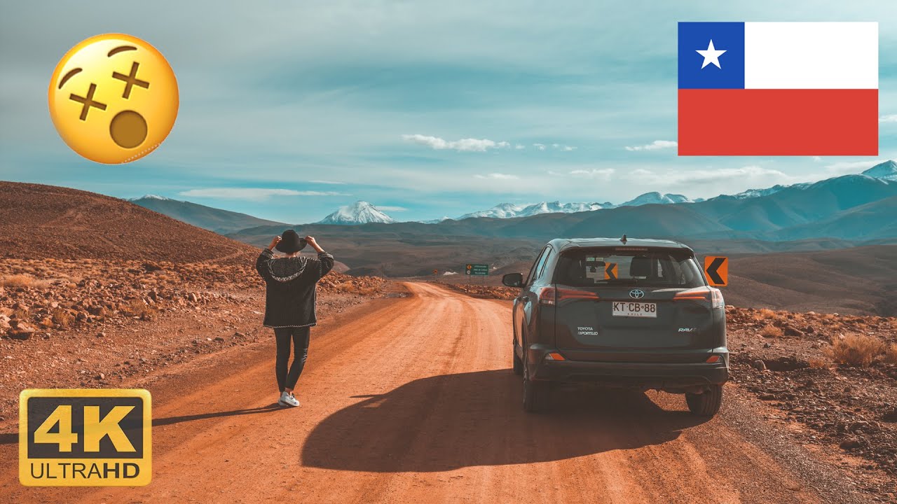 drive from SAN PEDRO DE ATACAMA to GEYSER DEL TATIO - Chile [4K]