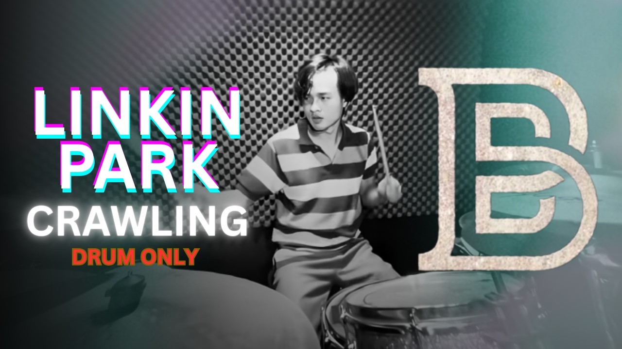 DRUM ONLY || LINKIN PARK - CRAWLING || Bohemian Drums