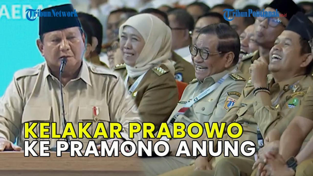 KELAKAR PRABOWO KE PRAMONO BUAT DEDI MULYADI-KHOFIFAH TERTAWA DI RAKORNAS