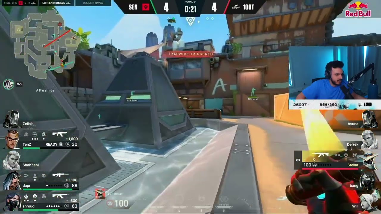 Tenz 4k and Dapr steals the ACE again KEKW 😂😂 SEN vs 100T | NA LCQ | Valorant.