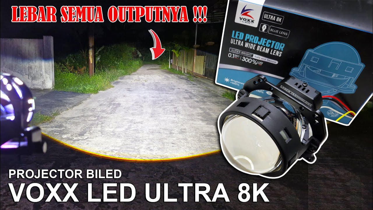Biled MURMER !!! Review Biled Voxx Led Ultra 8K Lensa 3 Inchi Bluelens